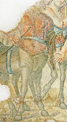 The Triumphant Procession of Dionysos, Detail of Two Centaurs, House of Aion, Paphos, Cyprus